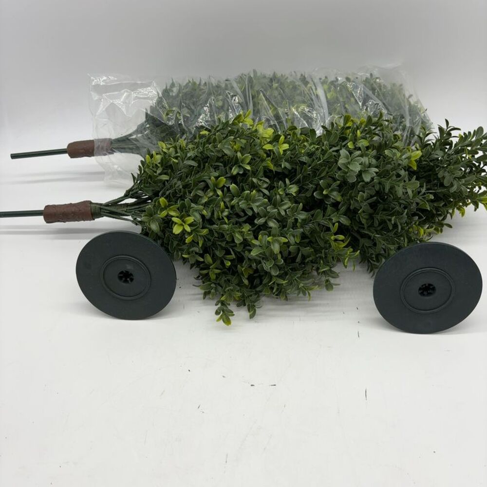 Nearly Natural Set of 2 2.5ft UV-Resistant Artificial Boxwood Plant